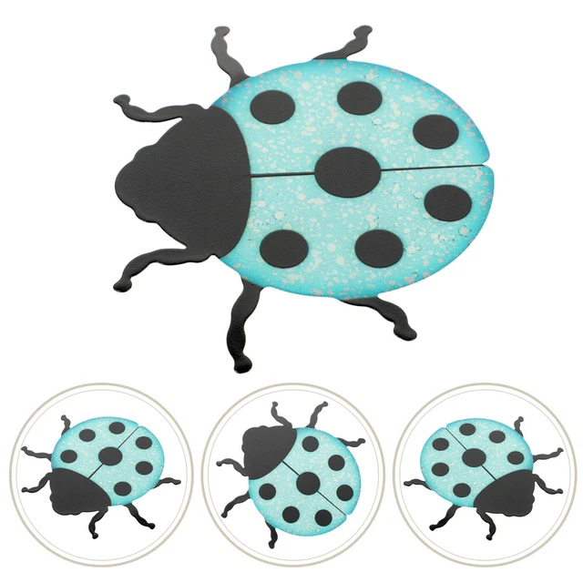 Outdoor Wall Beetle Decor Iron Hanging Insect Decorations Household