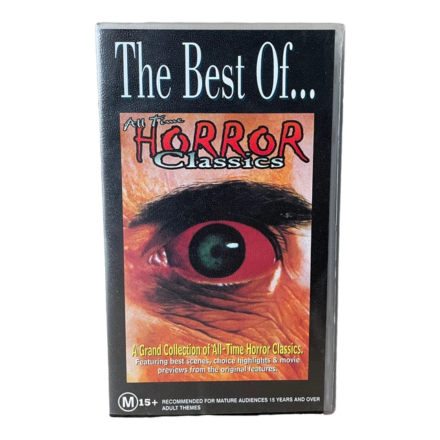 The Best Of...All Time Horror Classics VHS - GC/AUS/PAL/M/Vintage/Video 🐙