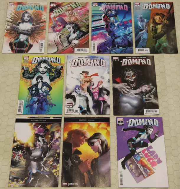 DOMINO Vol 3 (2018) Set #2 - 10 + Annual #1 NM (Marvel Comics) !!