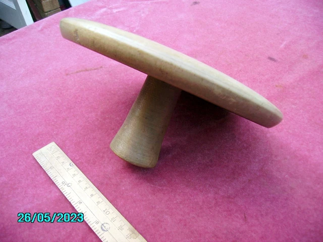 Vintage große Buche Holz Verdammpilz - 8 Zoll breit