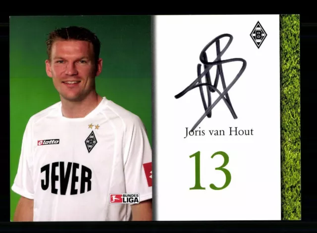 Joris van Hout Autogrammkarte Borussia Mönchengladbach 2004-05 1.Karte