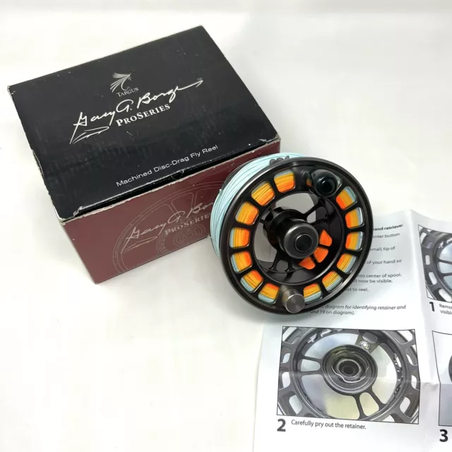 TARGUS GARY BORGER ProSeries Machined Disc Drag Fly Fishing SPOOL - 9/10  $94.99 - PicClick