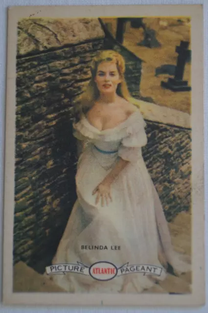Film Stars Series Atlantic Petroleum Vintage 1958-64 Trade Card Belinda Lee