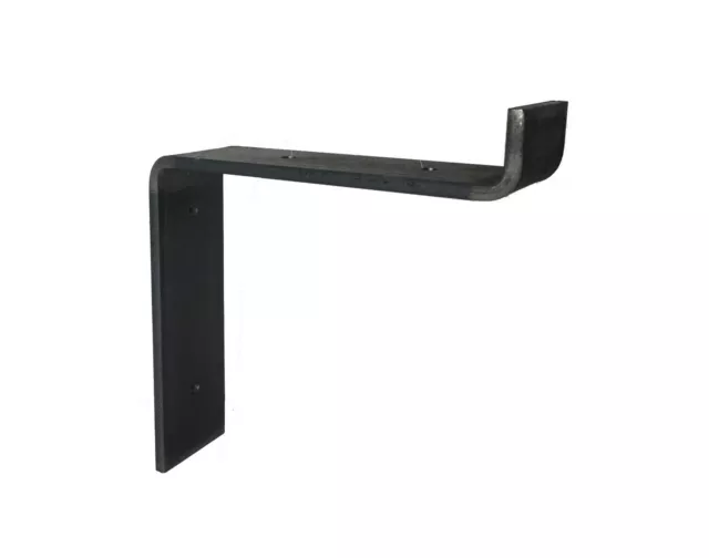 Metal Shelf Bracket, Rustic, Industrial, Modern, Farm Style,1/2" Front Lip