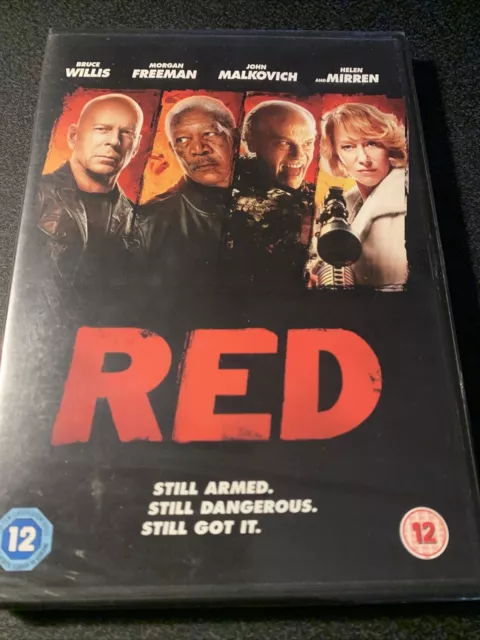 Red DVD (2011) Bruce Willis, Helen Mirren, Morgan Freeman, John Malkovich