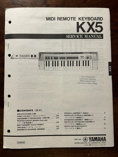 Yamaha kx5 2024 keytar