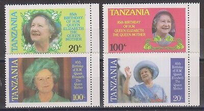 Timbres sur Elizabeth II - Série de timbres neufs ** de Tanzanie