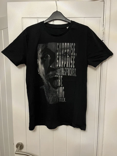 Conor McGregor Surprise Surprise The King Is Back Black Mens T-Shirt Size Medium