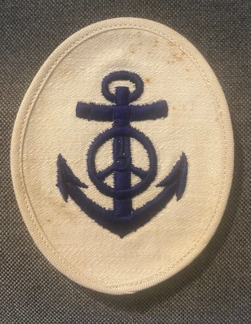 Patch Stemma Ricamato Termoadesivo Navy Naval Aviation Pilot - Aereo E Barca, 90x55 Mm, Prodotto In Francia - 3