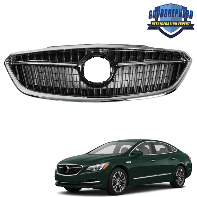 Black Mesh Grill For 2017-19 Buick LaCrosse 2.5L/3.6L Front Bumper Upper Grille
