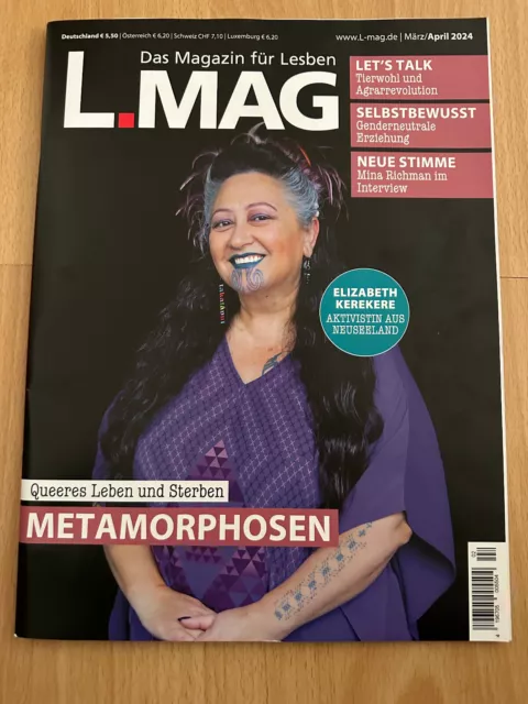 L Mag Das Magazin für Lesben aktuelle Ausgabe März April 2024 Zeitschrift