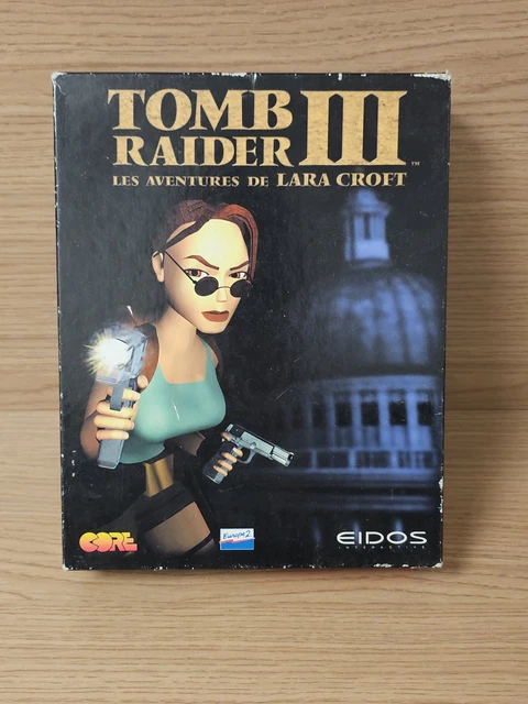 Jeu PC Tomb Raider Version Longue Big Box - Édition Française 1996, Boîte, Notice, Bon état