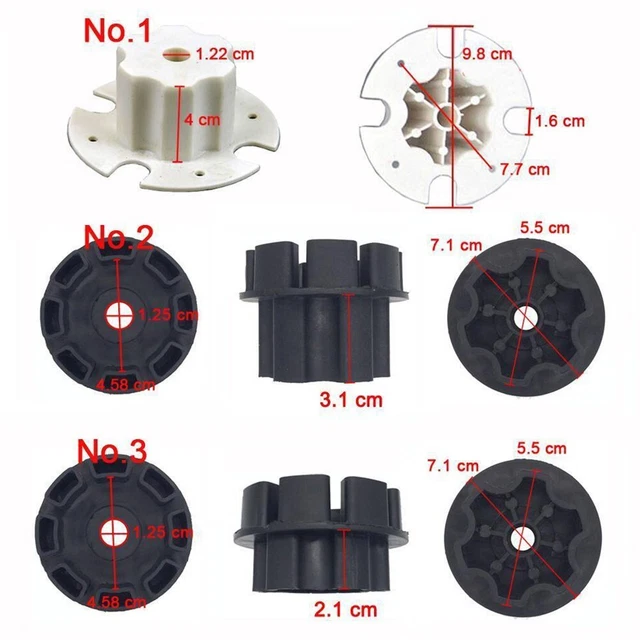 Connector Clip for Children's Electric Car Tires with Single and Dual Drive