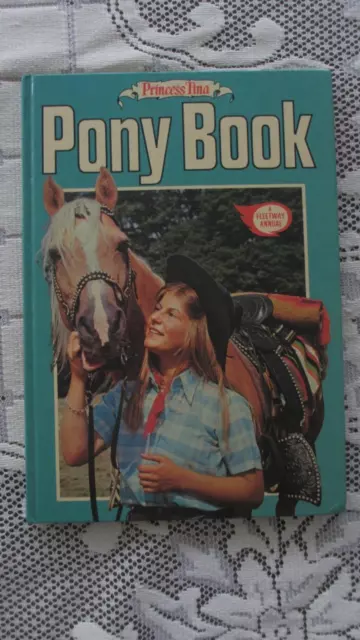 Vintage Annual PRINCESS TINA PONY BOOK 1977 A Fleetway Annual (all about horses)