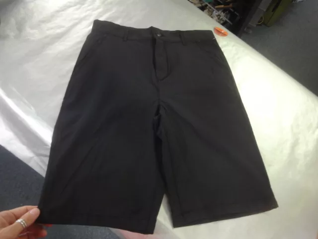 The Childrens Place boys 14 black moisture wicking shorts NWT