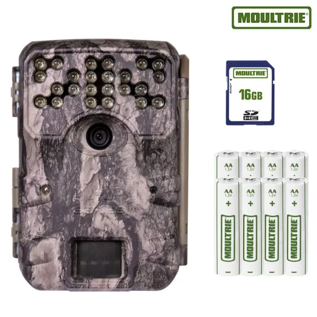 Brand New Moultrie W900i Kit Deer Game Trail Camera Bundle, 30 Megapixels