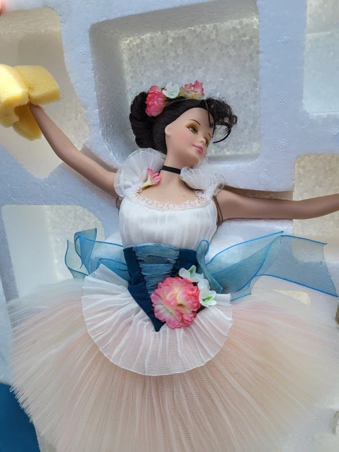 Prima Ballerina Barbie Doll "LIGHTER THAN AIR" Porcelain Limited Ed. Cert & Box