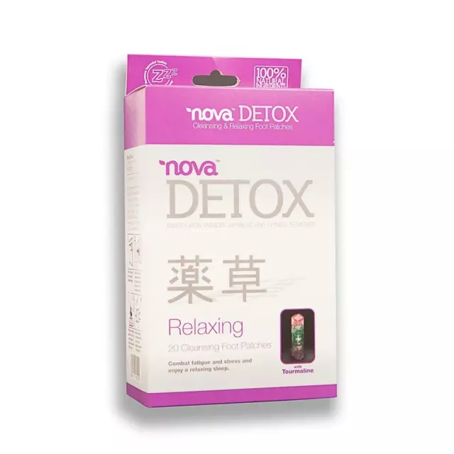 Nova | Detox Cleansing and Relaxing Foot Patches | Pack of 20