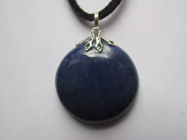 Pendentif Lapis Lazuli Pierre Naturelle Bijou Energie Cadeau Femme Spiritualité