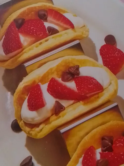 IHOP Restaurant Special Edition Pink Pancake TACOS iHoppy Hour 4 page MENU op;)