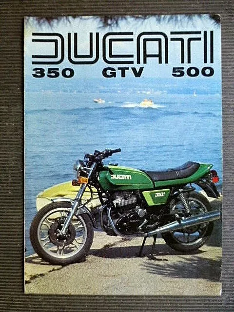 DUCATI " 350, 500 GTV " Original SALES BROCHURE - rare -