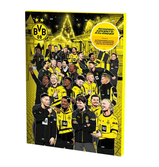 BORUSSIA DORTMUND BVB Comic Kalender Weihnachtskalender Adventskalender