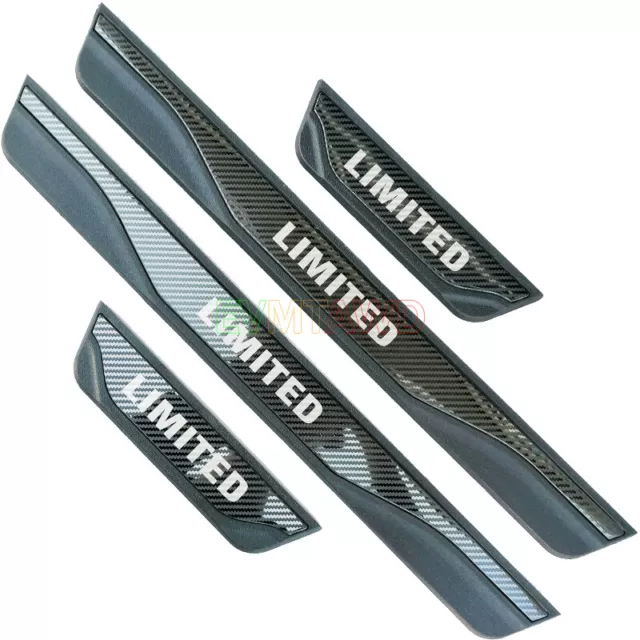 For Hyundai KONA Venue Santa Cruz Limited 2024 Carbon Car Door Sill Scuff Plate