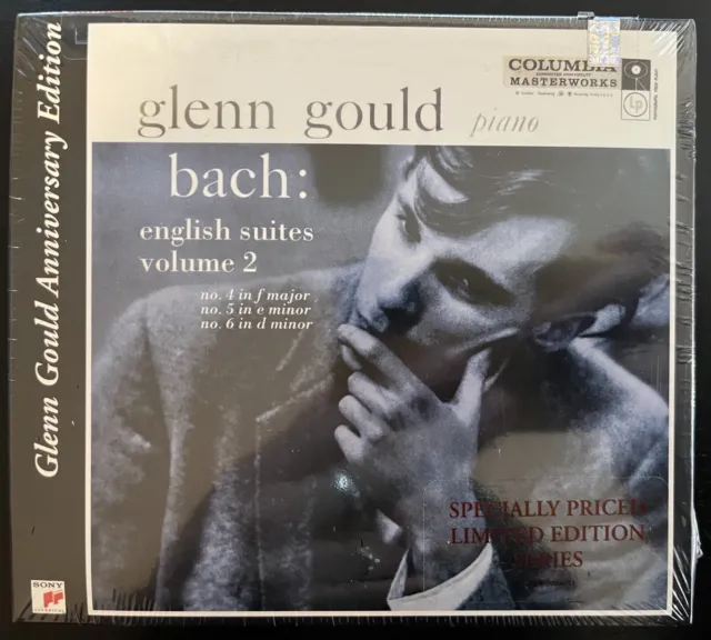 BACH - English Suites Volume 2 (Nos. 4, 5, & 6) - Glenn Gould CD NEW! Sony