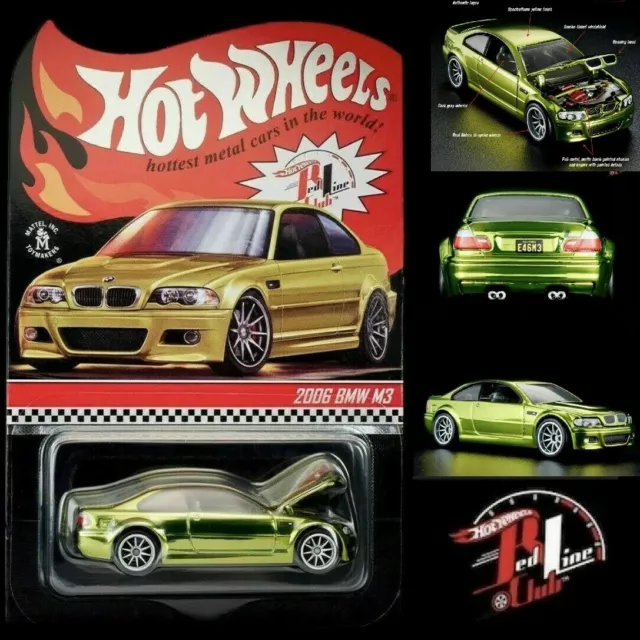 Hot Wheels Rlc Limited 2006 Bmw M3 Real Riders Phoenix Yellow - Series 2020