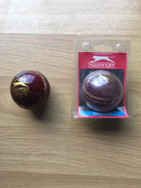 Slazenger Crown 5.5 Ounce Cricket Balls x 2 - Unused