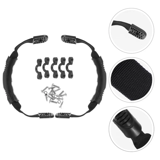 Poignée Remplaçable Pour Raquette De Badminton – Plastique, Antichoc, Avec éponge, Kit Complet (poignée + Capuchon)