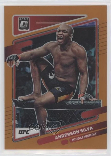 2022 Panini Donruss Optic UFC Orange Prizm /49 Anderson Silva #27