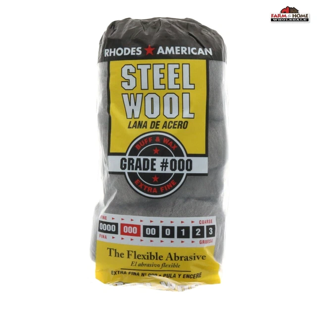 Rhodes American Steel Wool Grade #000 ~ NEW