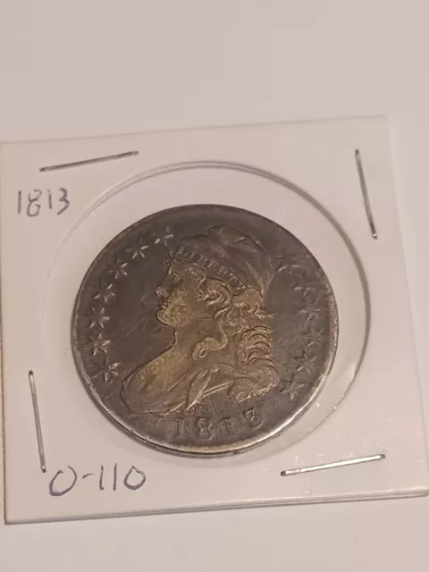 1813 capped bust half dollar