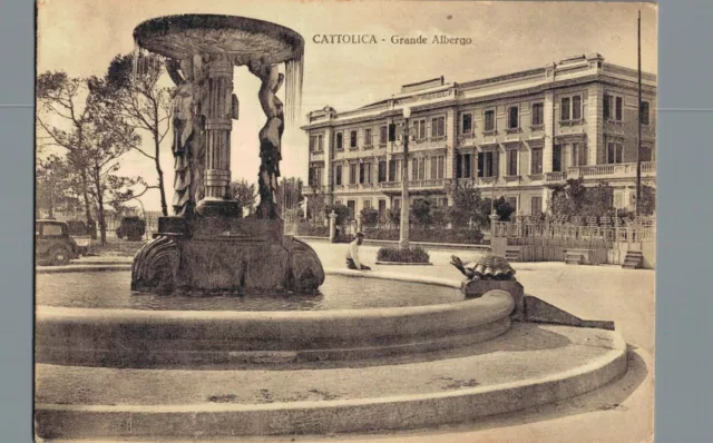 Rimini Cattolica Grande Albergo spedita f. Grande