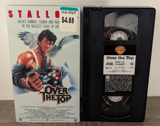 OVER THE TOP (1987) VHS, Sylvester Stallone Lincoln Hawk Arm Wrestling ...