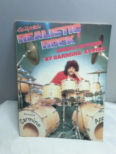 1979 Updated Realistic Rock Drum Method by Carmine Appice with Poster & Record