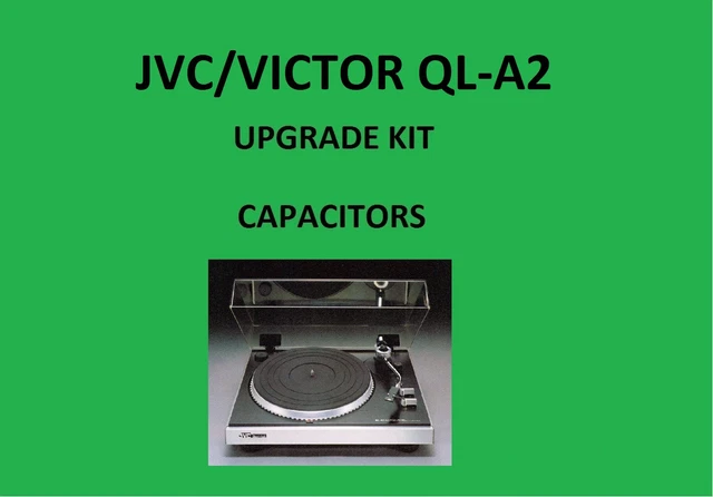 KIT de réparation pour platine vinyle JVC/VICTOR QL-A5 - tous les condensateurs