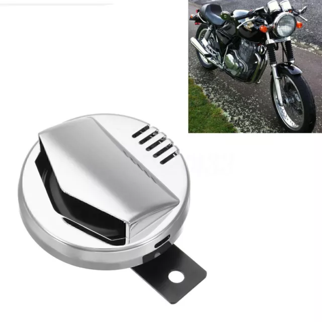 12V Chrom Motorrad Elektrische Hupe Horn 110db 94mm Für Honda Harley-Davids P9L2