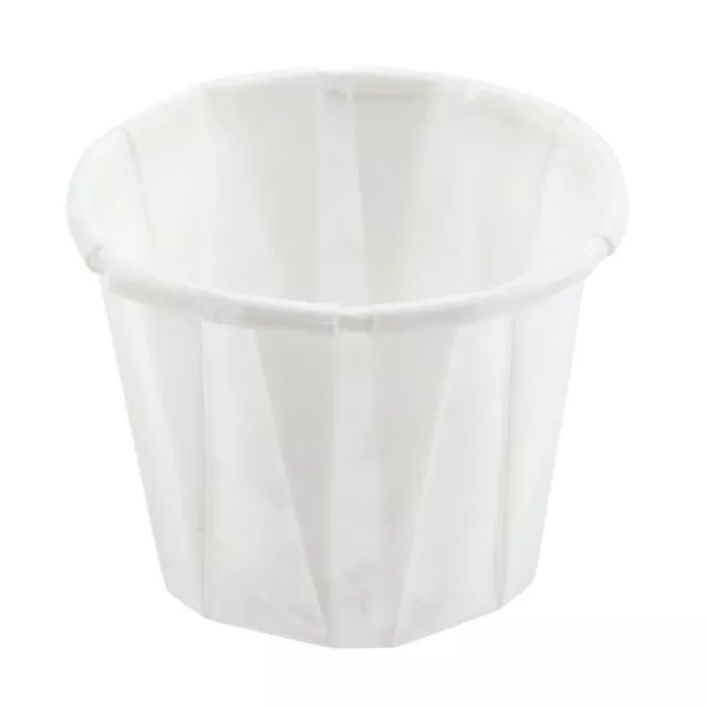 Paper Souffle Cups 2oz Disposable Waxed Paper Ramekin Sauce Pots 250 Lots New