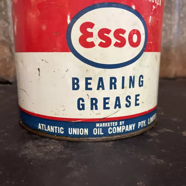 ESSO ATLANTIC UNION 5Lb Australian Bearing Grease Oil Tin 2