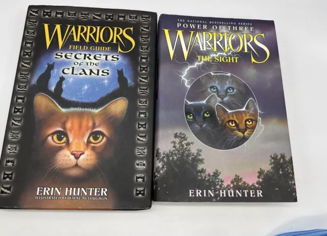 Power of Three Warriors: The Sight by Erin Hunter 2007 1st ed Guide Hard Coverd