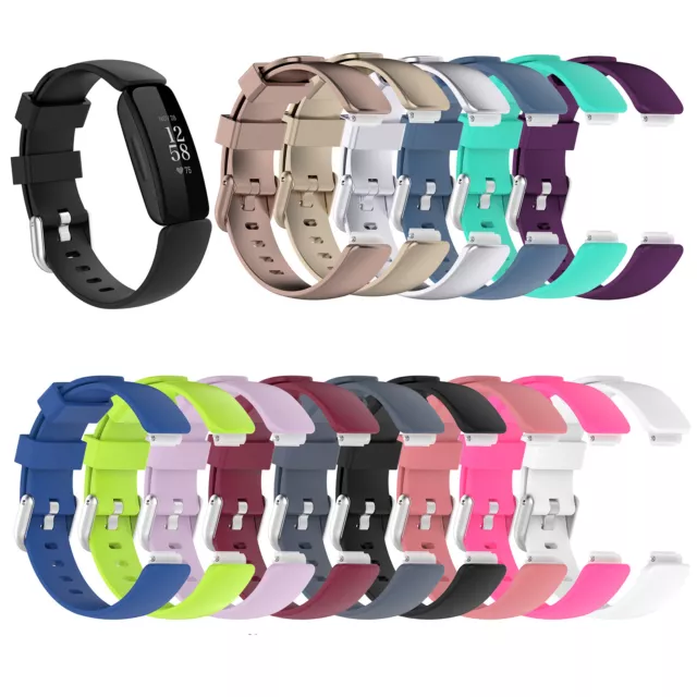 TPE Watch Band Wrist Strap for Fitbit ACE 3/Inspire 2 GPS Smart Bracelet