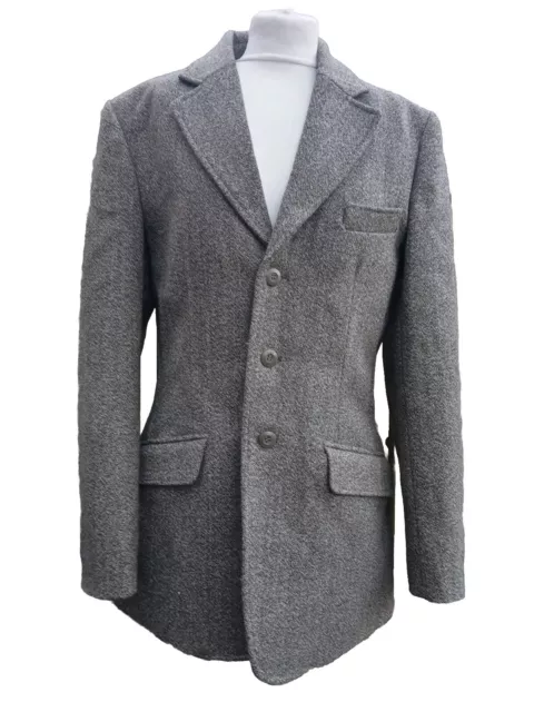 Shires Huntingdon Green Keepers Tweed Show Jagdjacke Blazer Herren 38