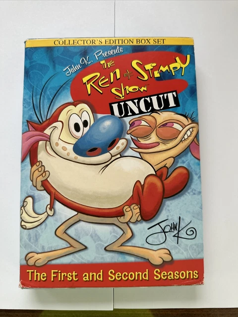 The Ren and Stimpy Show Uncut Seasons 1 and 2 DVD 3DVDs