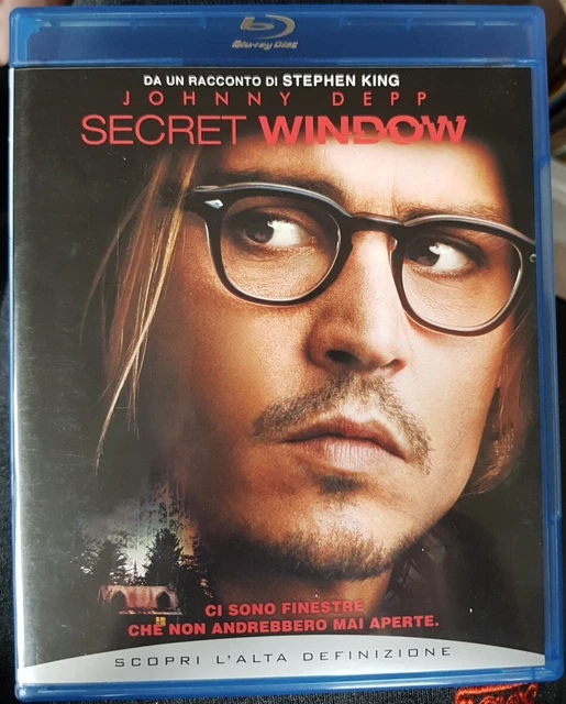 SECRET WINDOW BLU-RAY Stephen King Johnny Depp, In Excellent Condition