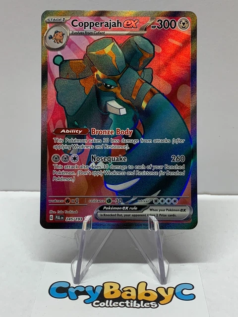 Pokemon Copperajah ex 245/193 Paldea Evolved SV Ultra Rare Full Art