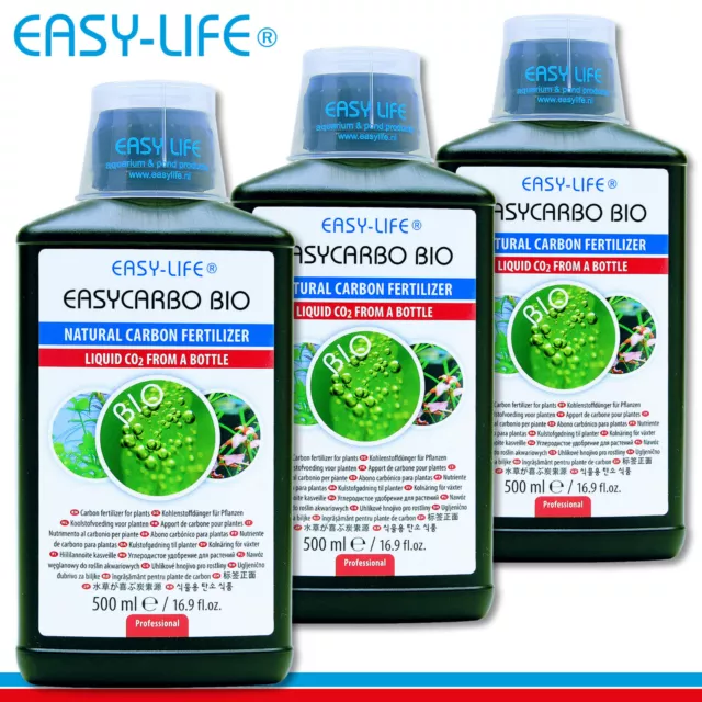 Easy-Life 3 x 500 ML Easycarbo Bio Engrais de Carbone