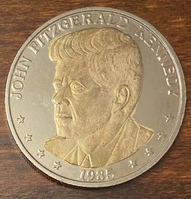 JFK John F. Kennedy Commemorative Coin 1985 25th Anniversary