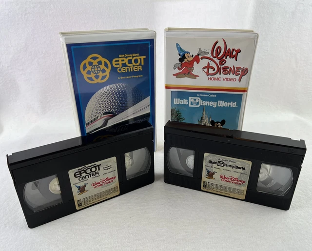 A DREAM CALLED Walt Disney World & Epcot Center Souvenir VHS Tapes lot
